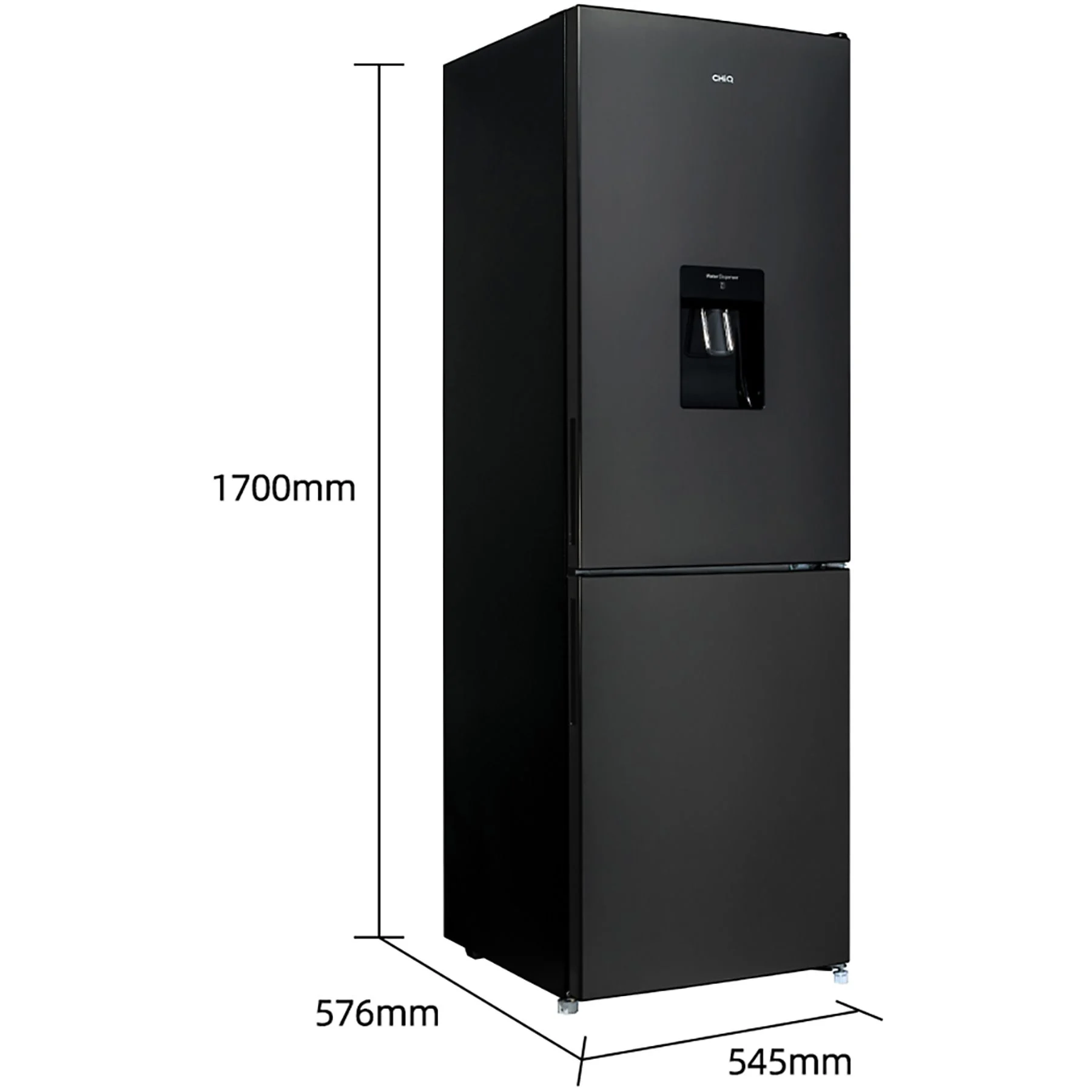 CHiQ Frigorífico combi FBM228NE4DE 231 l Inox oscuro - Imagen 3